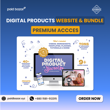 Digital Products Website & Bundle Premium Access
