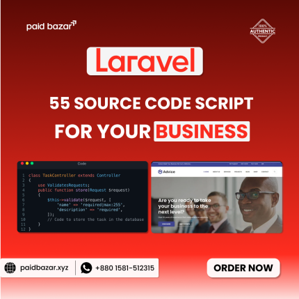 Laravel 55 Source Code Script